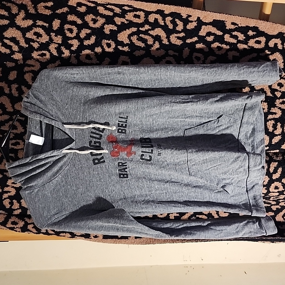 ROGUE BARBELL CLUB HOODED T SHIRT/SWEATSHIRT